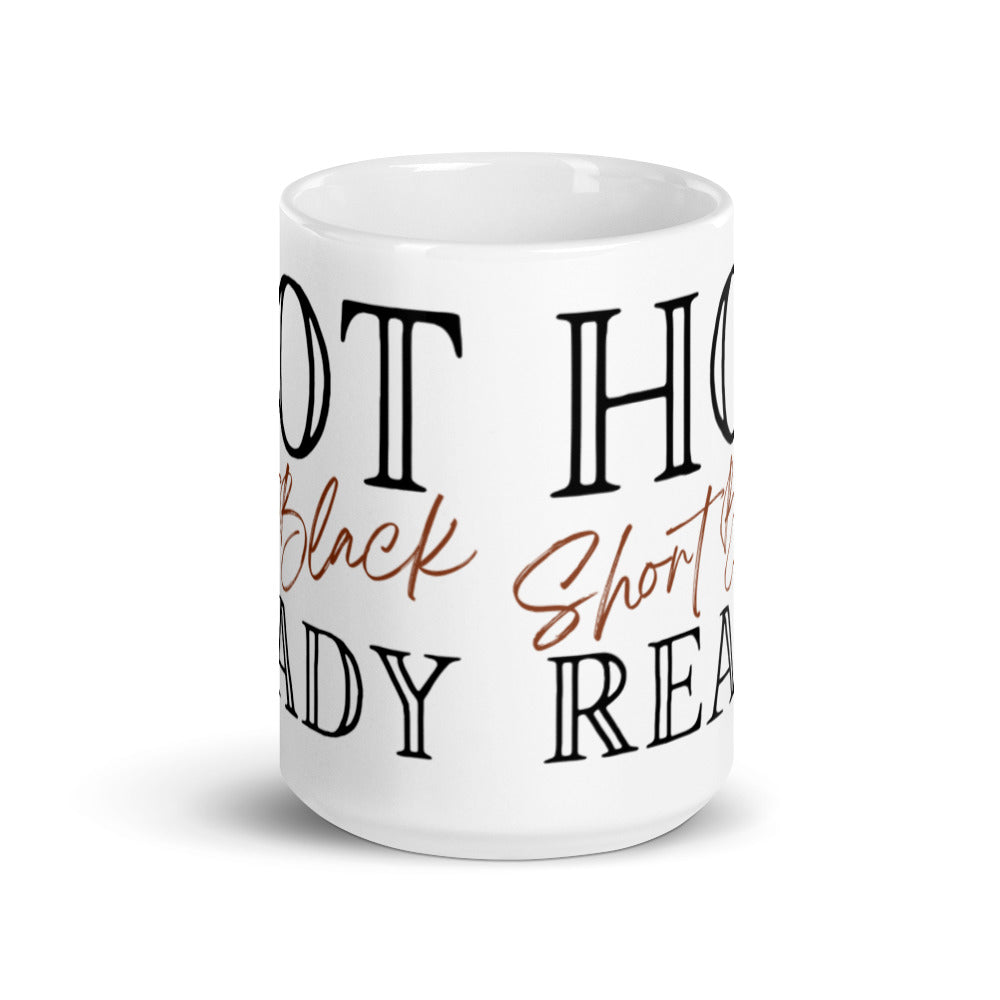 Hot Short White Ready - White glossy mug