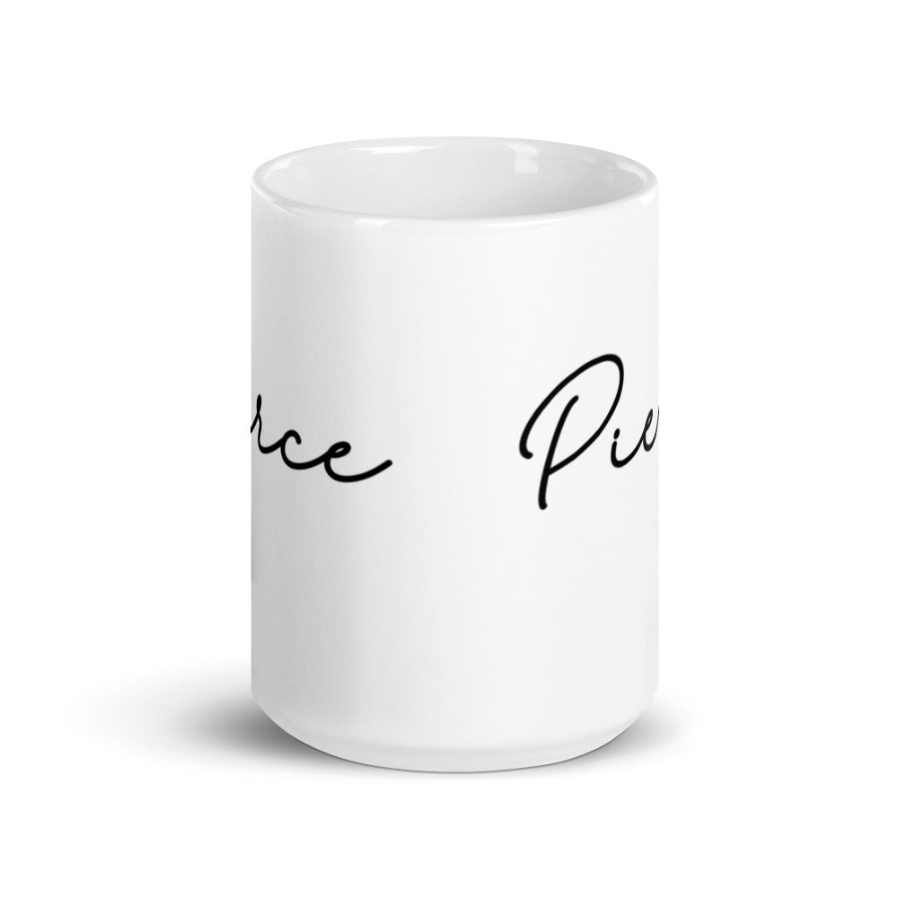 Pierce - White glossy mug