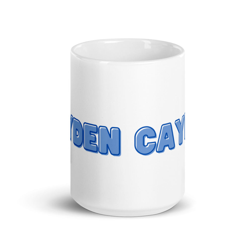 Caden - Personalised - White glossy mug
