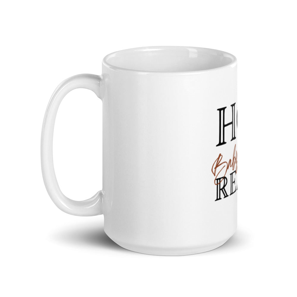 Hot Baby Chino Ready - White glossy ceramic mug