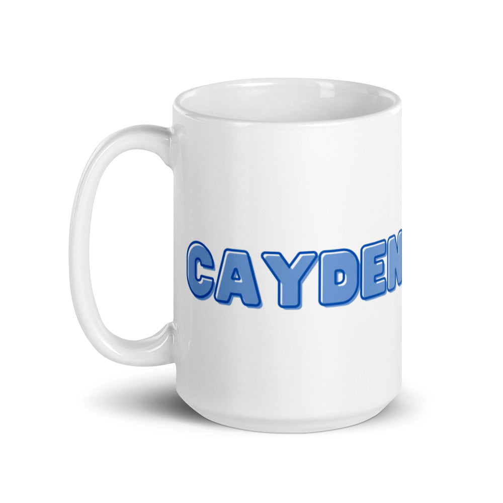 Caden - Personalised - White glossy mug
