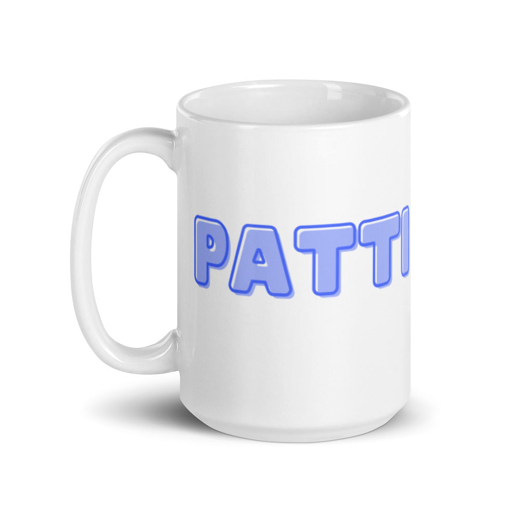 Patti - Personalised - White glossy mug