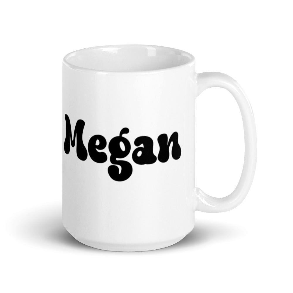 Megan - White glossy mug