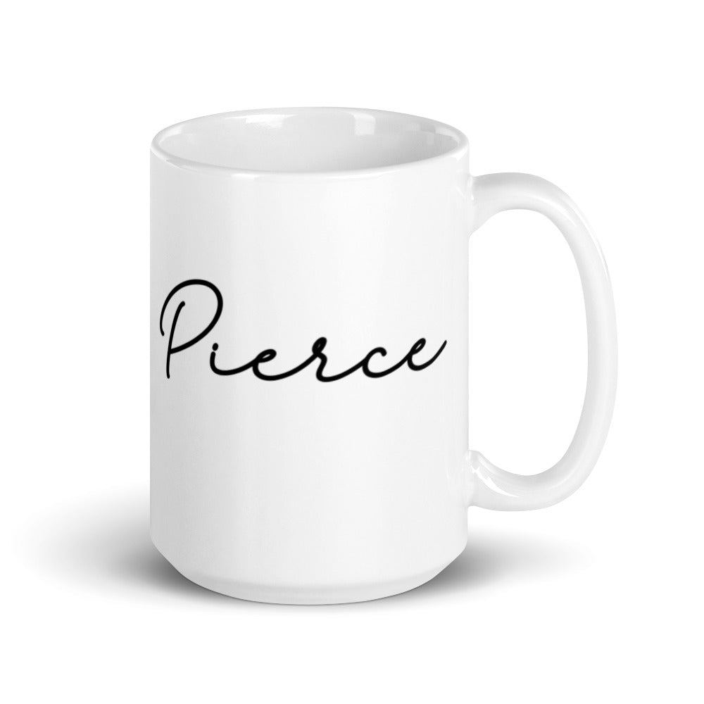Pierce - White glossy mug