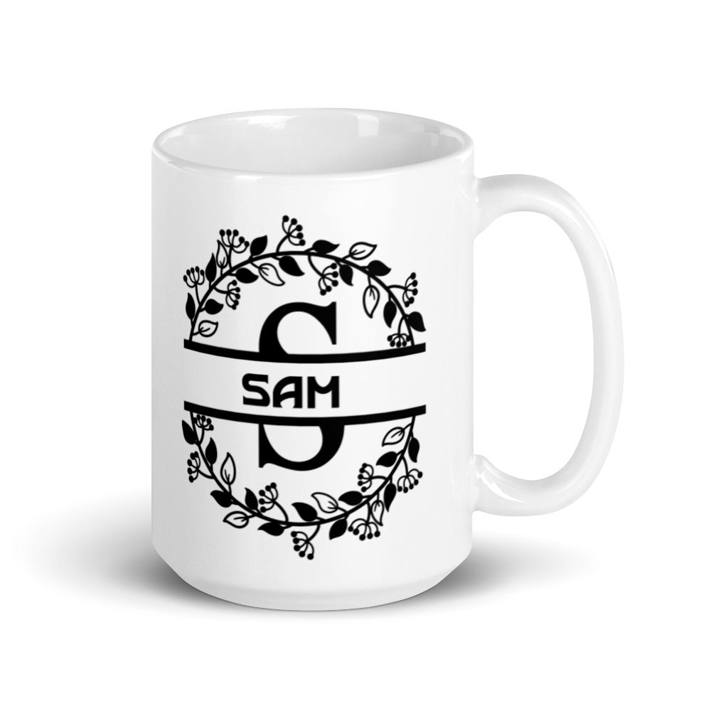 Sam - Personalized - White glossy mug