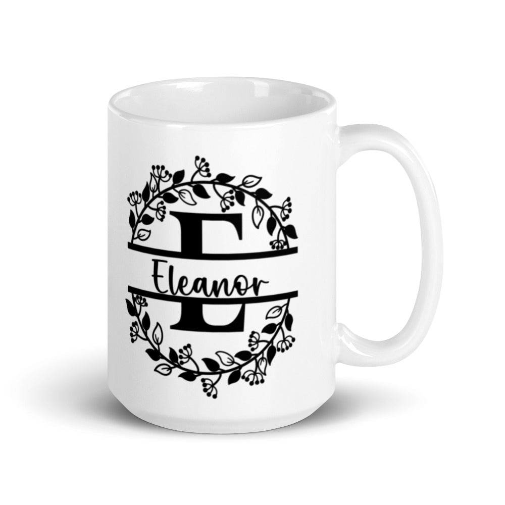 Eleanor - Personalized - White glossy mug