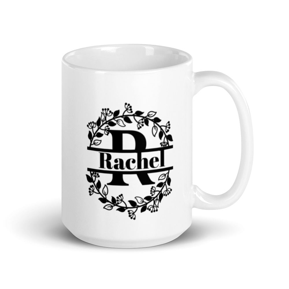 Rachel - Personalised - White glossy mug