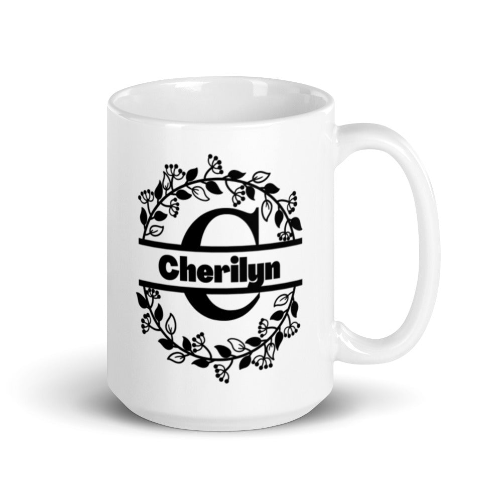 Cherilyn - Personalised - White glossy mug