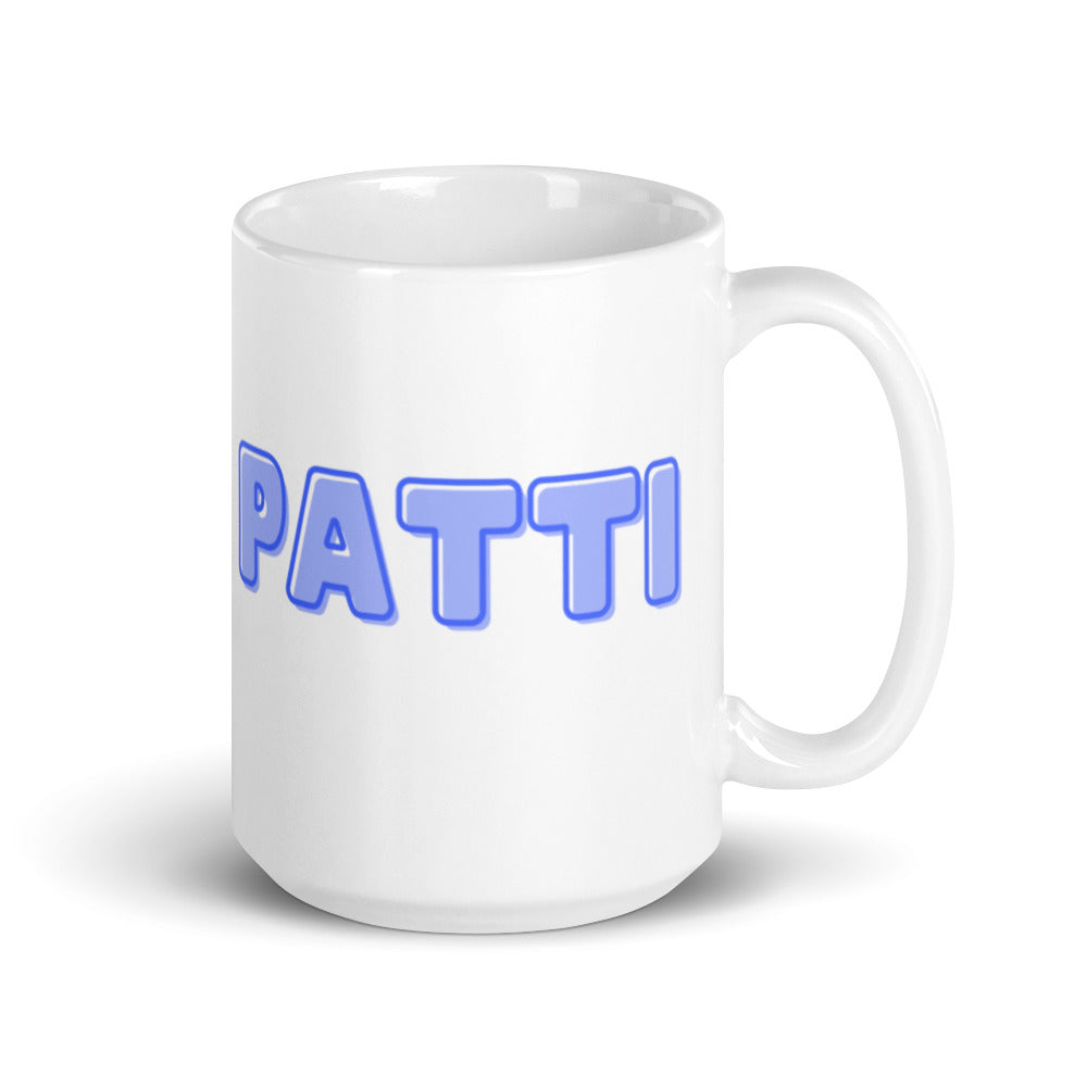 Patti - Personalised - White glossy mug