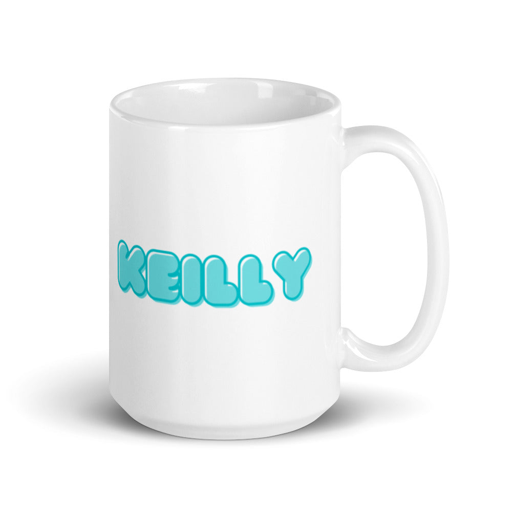 Keilly - Personalised - White glossy mug