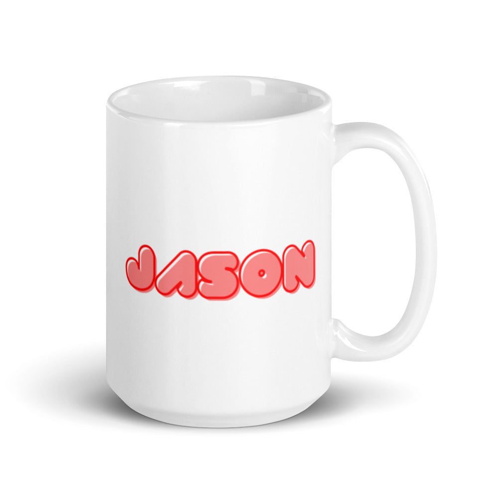 Jason - Personalised - White glossy mug