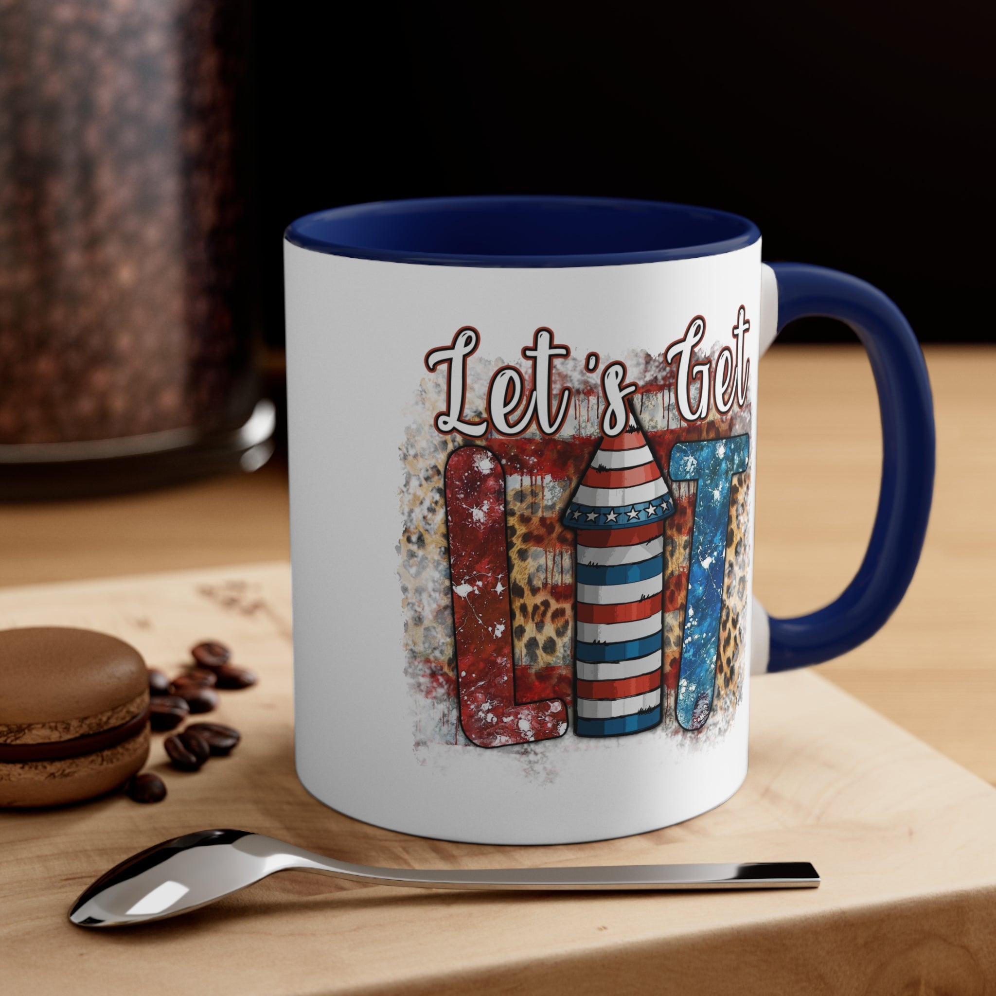 Lets Get Lit  Accent 11oz Mug