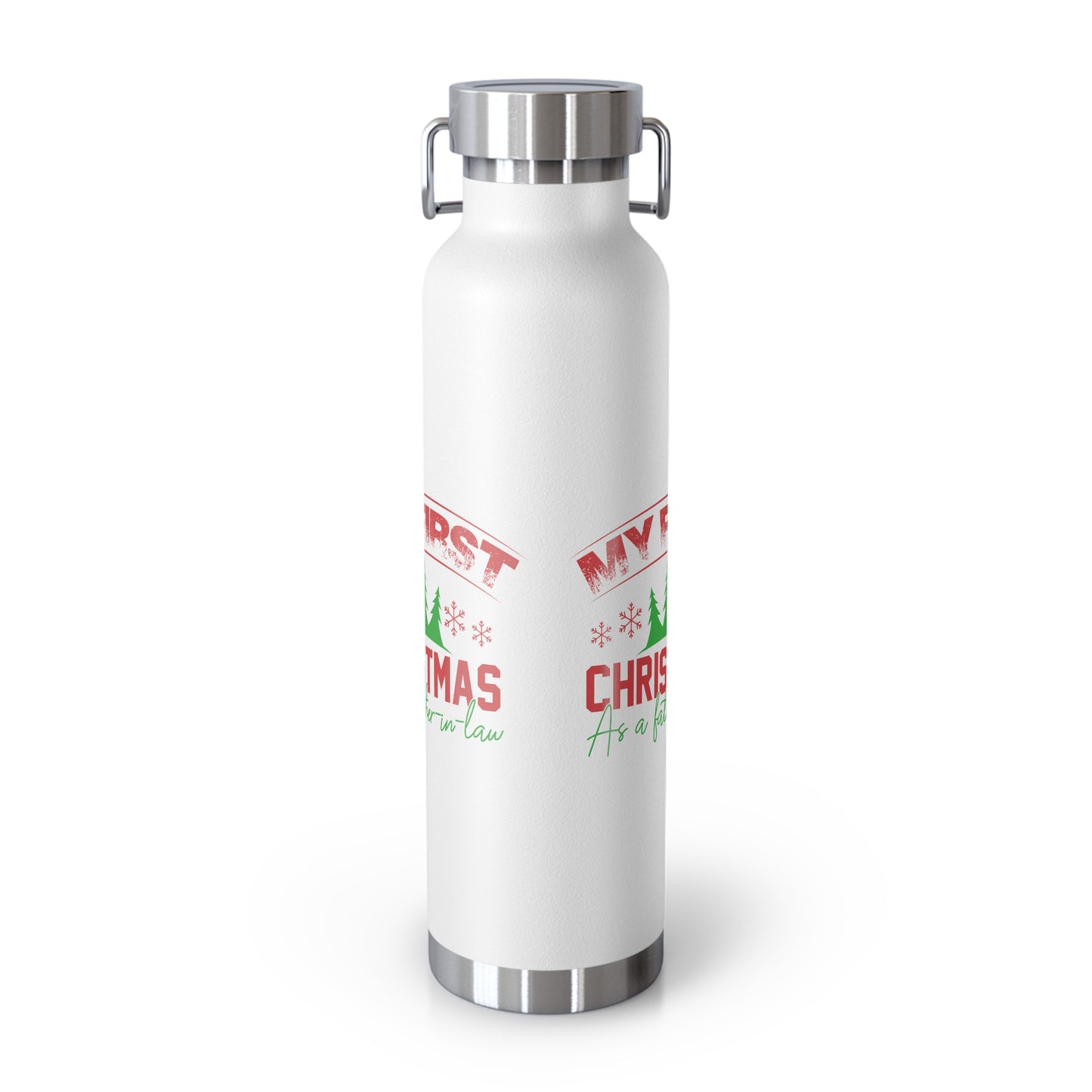 My First Christmas as a Father-In-Law Copper Vacuum Insulated Bottle, 22oz