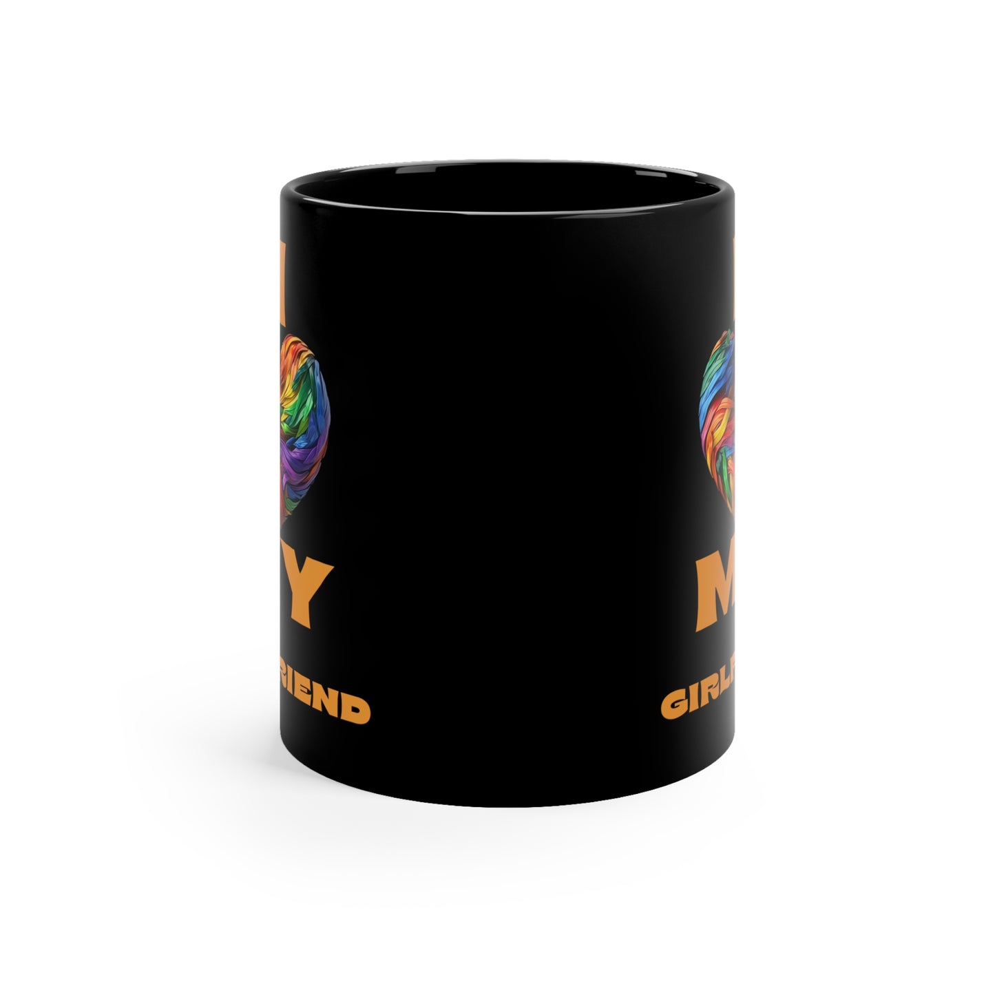 I Love My Girlfriend 11oz Black Mug