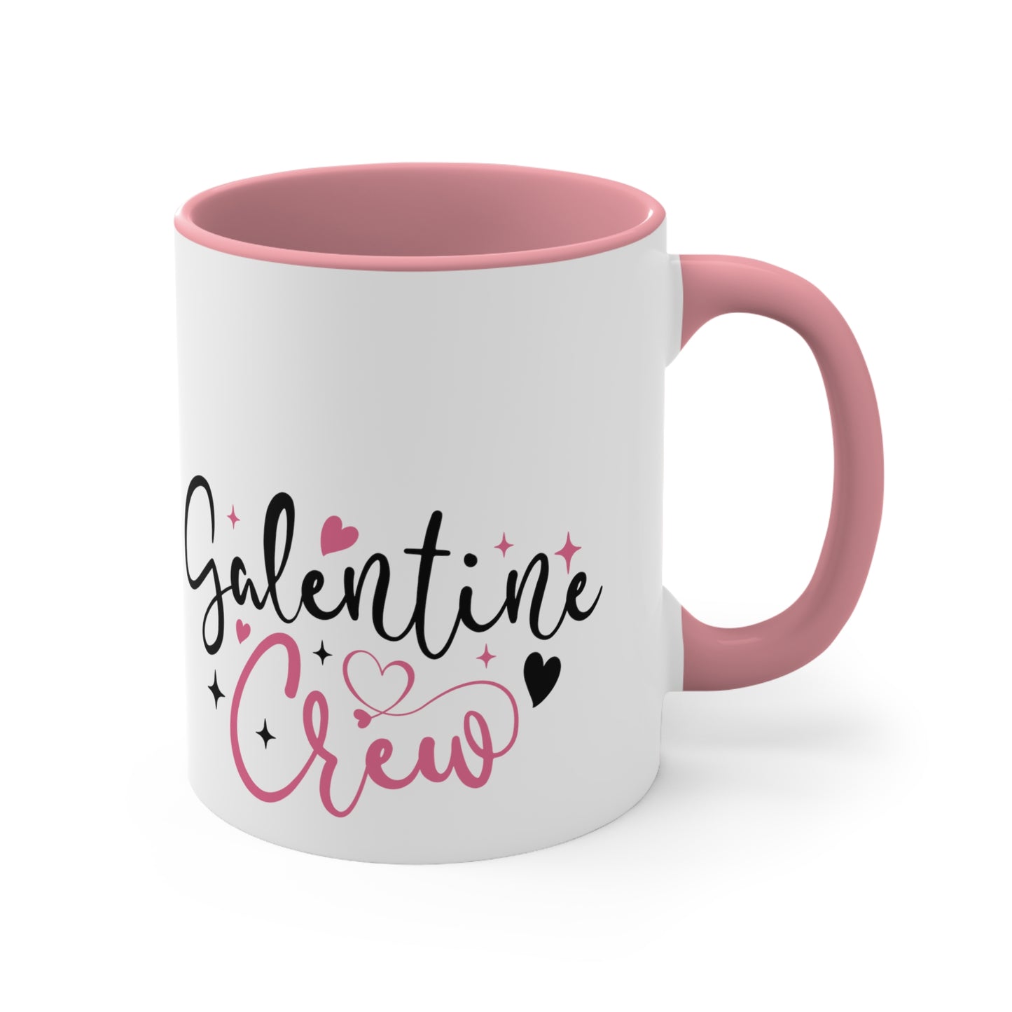 Galentine's Crew Accent Coffee Mug, 11oz
