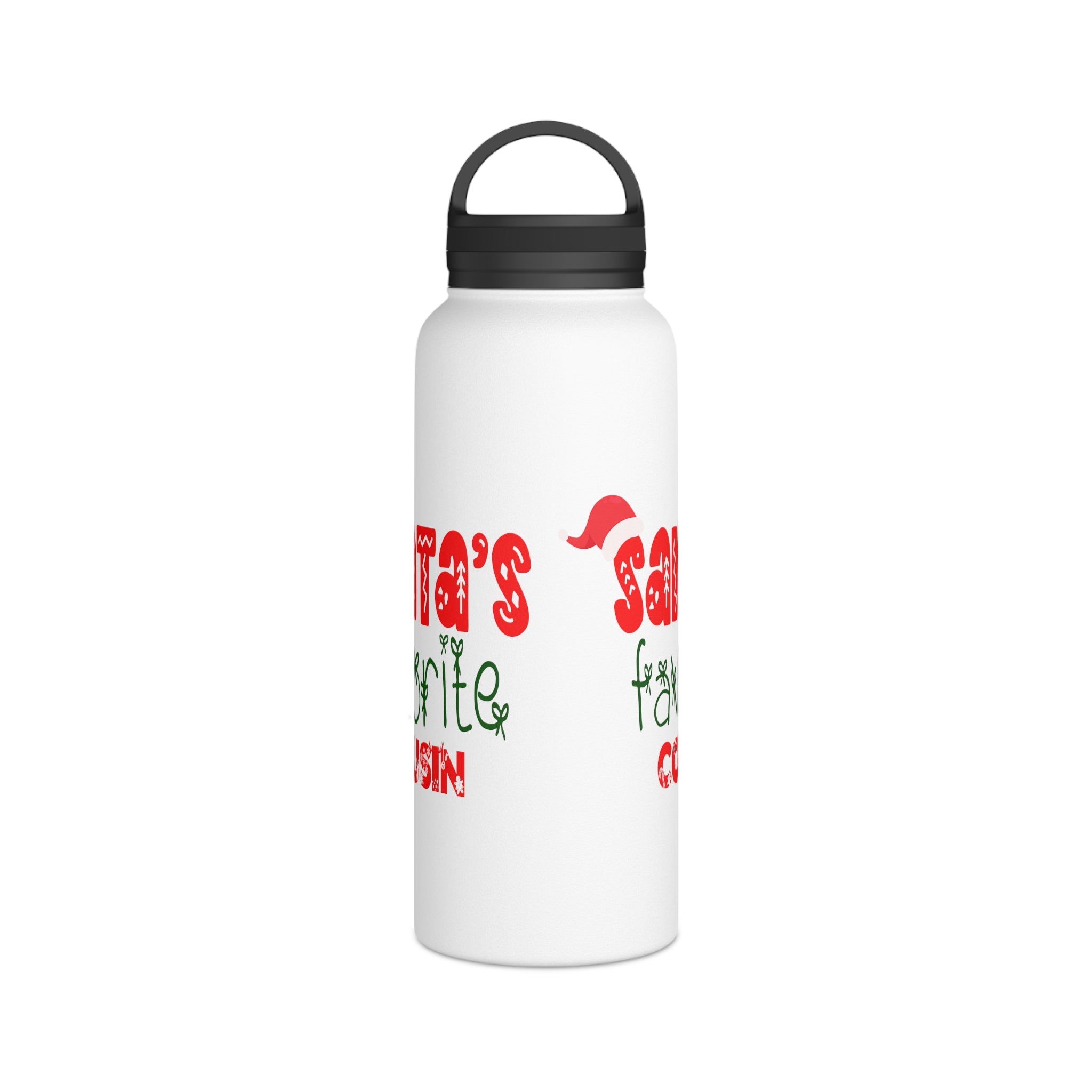 Santa's Favorite Cousin Stainless Steel Water Bottle