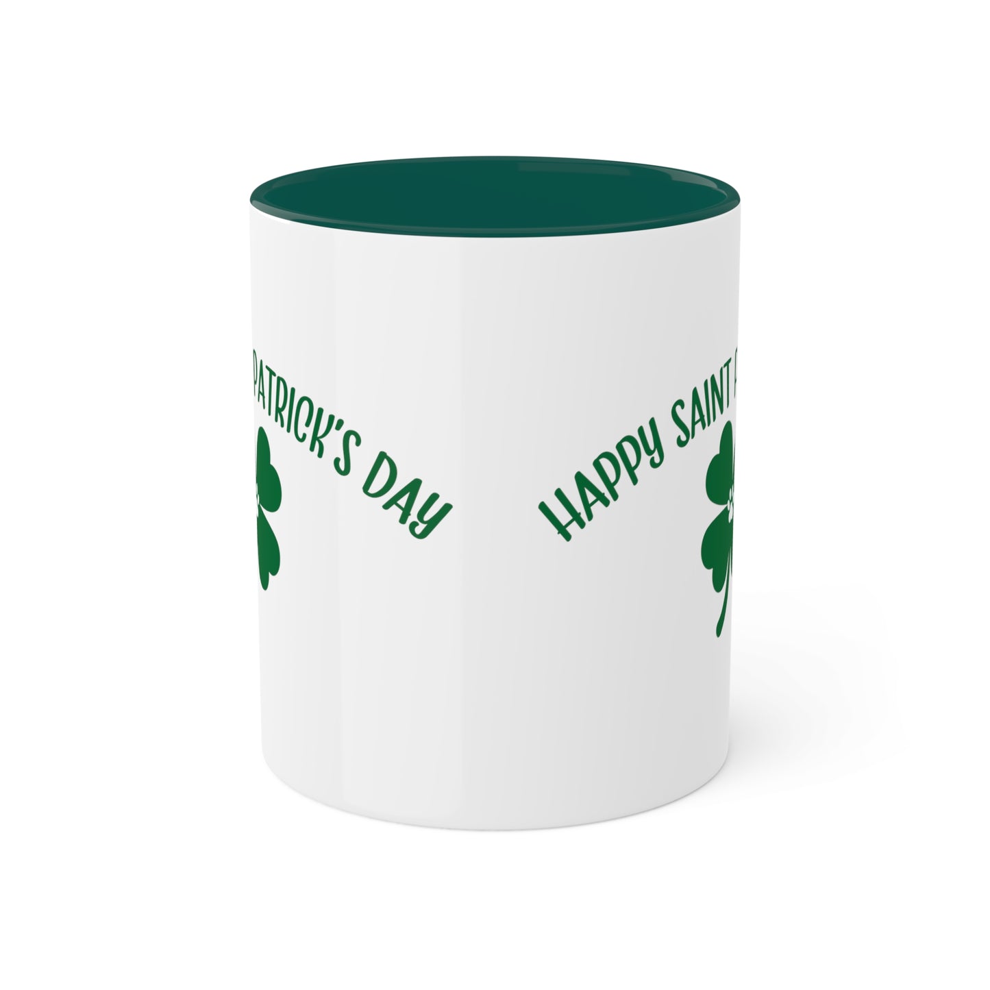 Happy St Patrick's Day Accent Mugs, 11oz