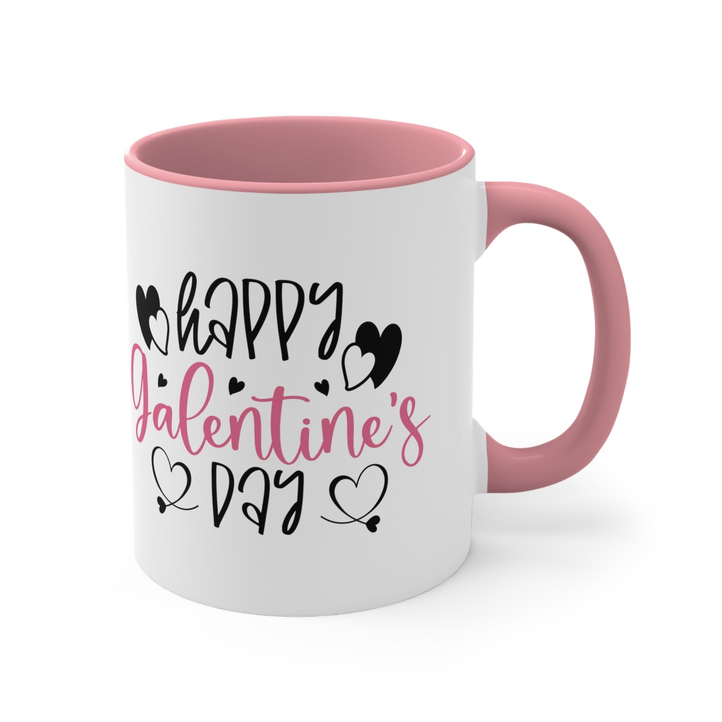 Happy Galentine's Day Black Mug