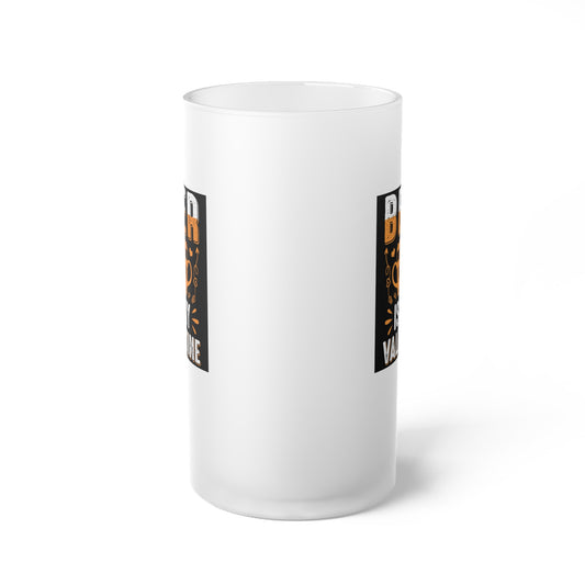 Beer Is My Valentine Frosted Glass Beer Mug
