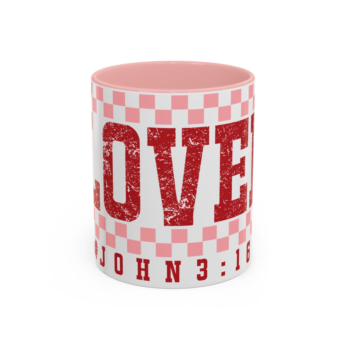 Loved John 3:16 Accent Coffee Mug , John 3 16 Mug, Valentines Day Gift, Ultimate Love Coffee Cup, Gift for Valentines Day, Accent Coffee Mug (11, 15oz)