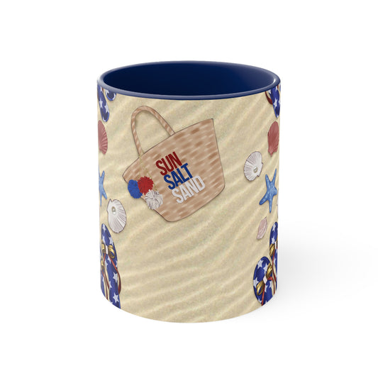 American Salt Sun Sand Accent Coffee Mug, 11oz