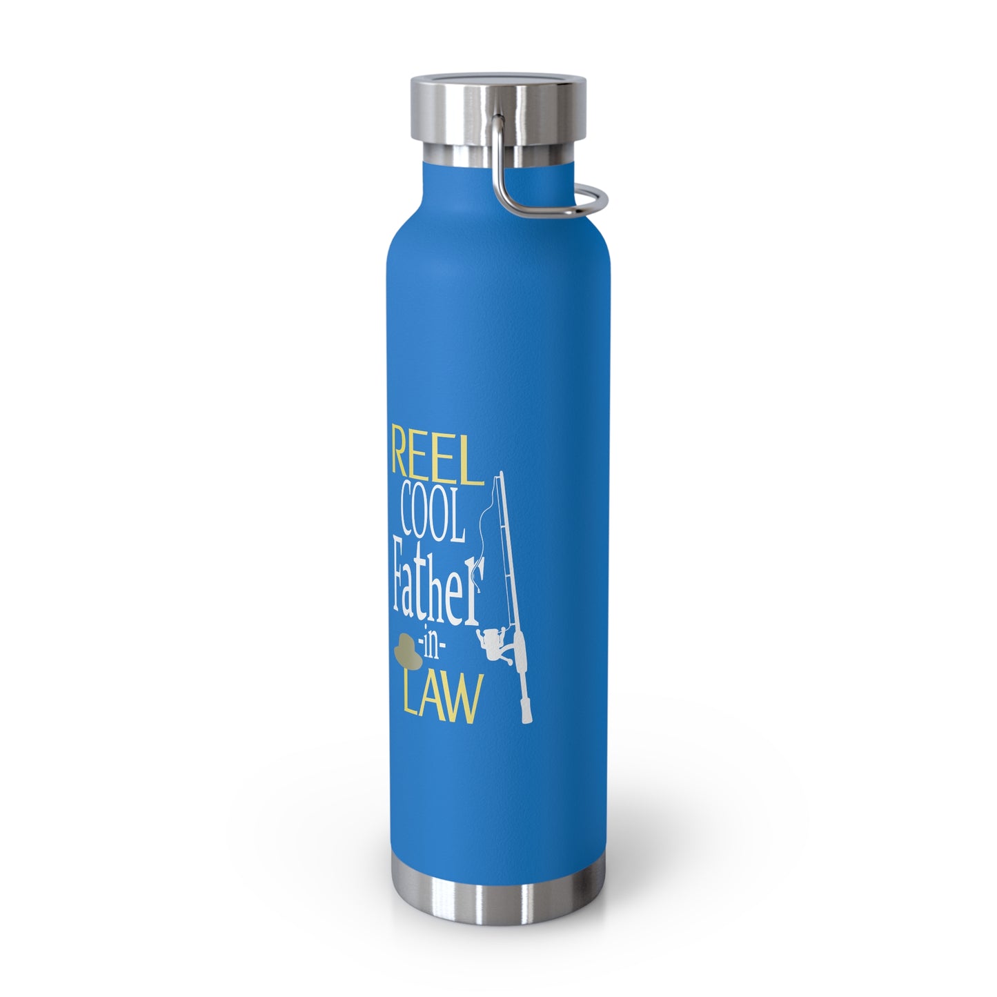 Reel Cool Father-In-Law Copper Vacuum Insulated Bottle, 22oz