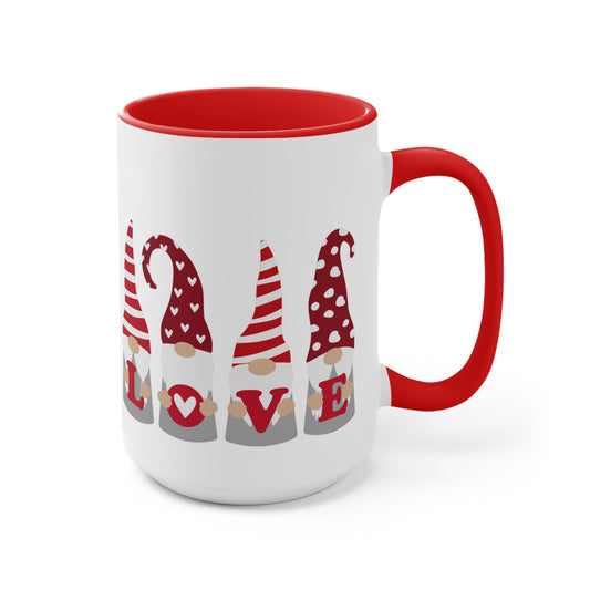 Love Gnomes Accent Mugs
