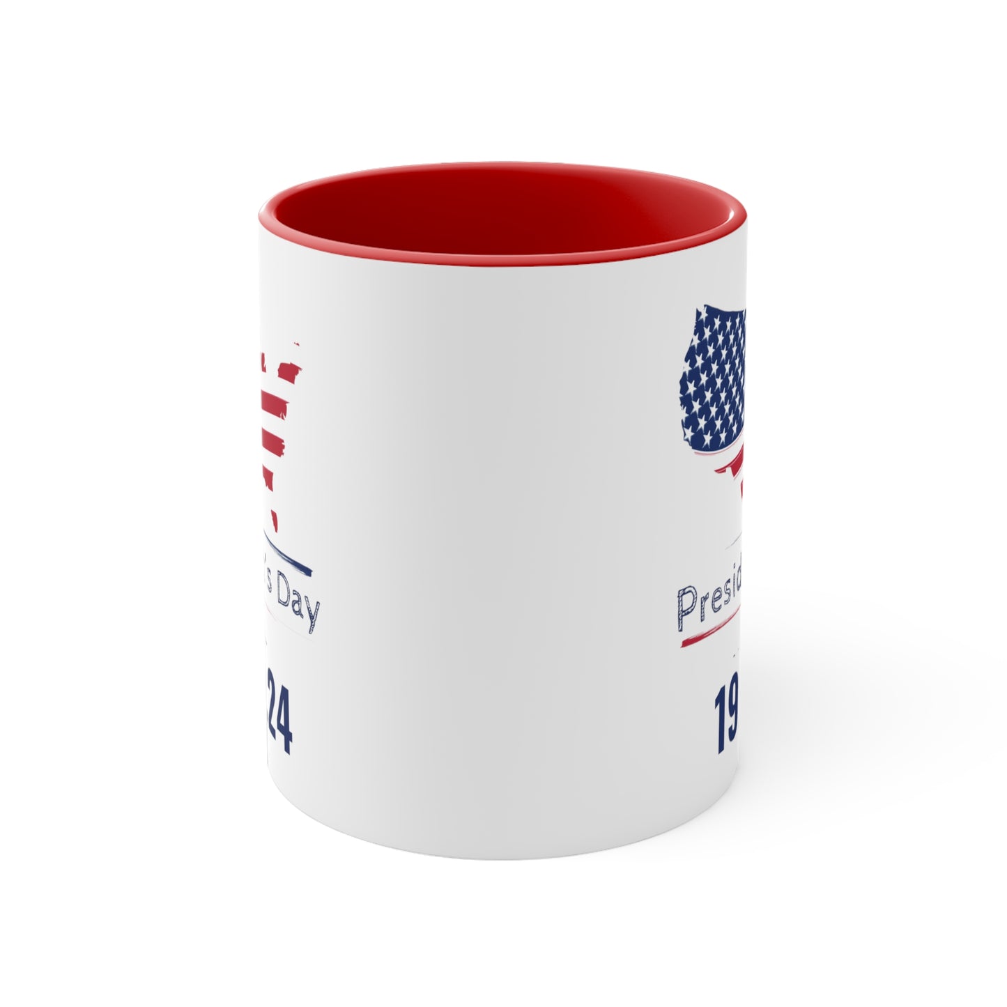 Happy President's Day 2024 Accent Coffee Mug, 11oz