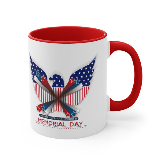 Memorial Day Accent Coffee Mug, 11oz