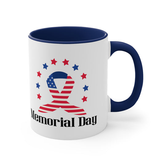 Memorial Day Accent Coffee Mug, 11oz