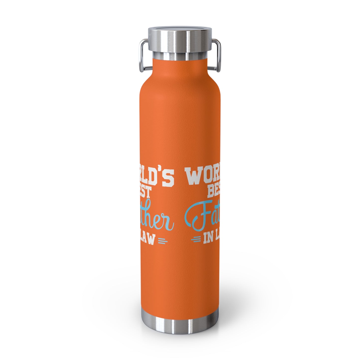 World's Best Father-In-Law Copper Vacuum Insulated Bottle, 22oz