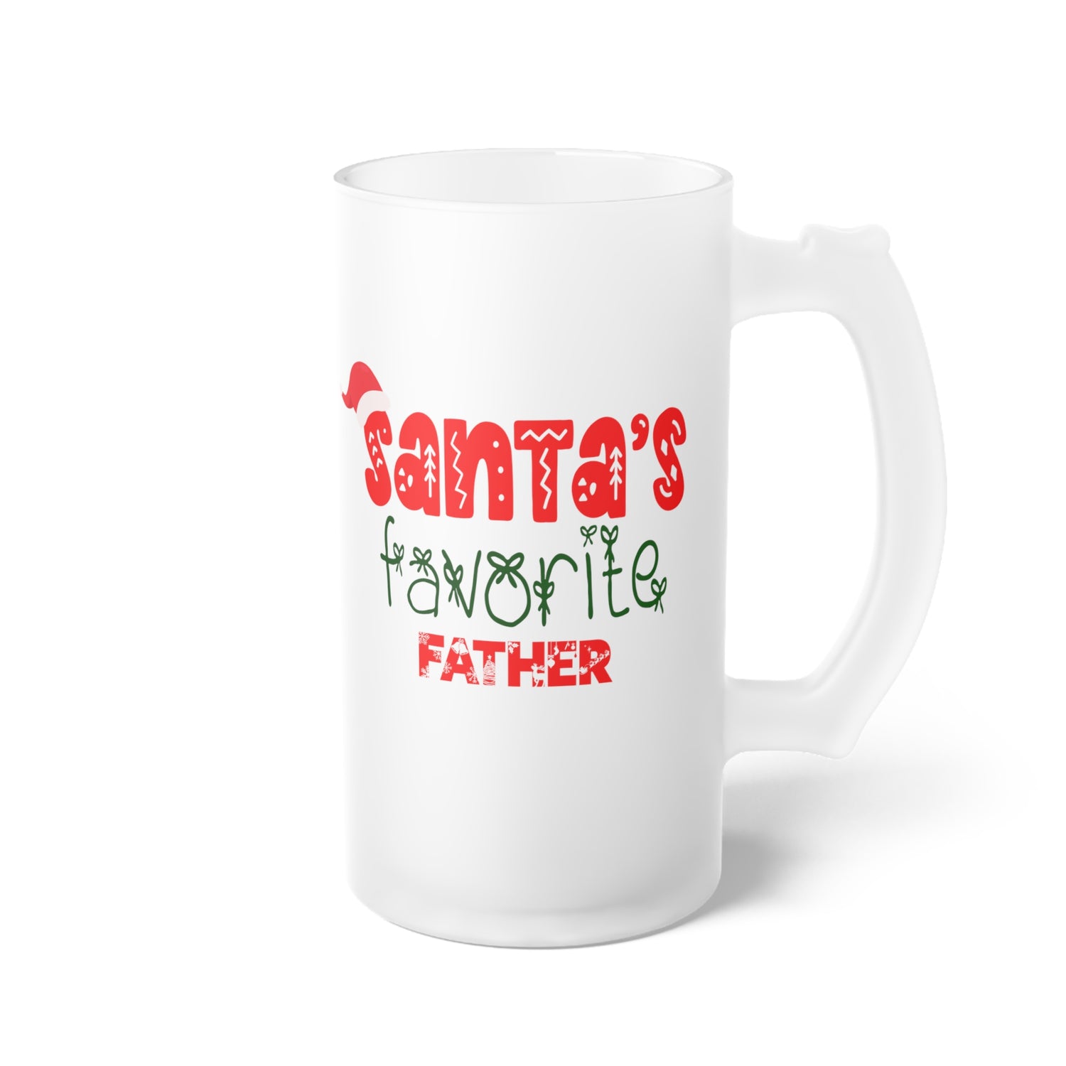 Christmas Frosted  Beer Mugs/Pints