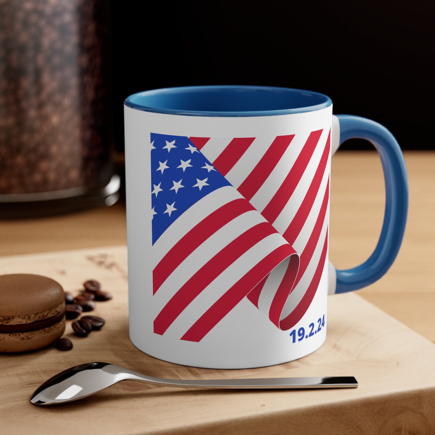 Happy President's Day 2024 Accent Coffee Mug, 11oz