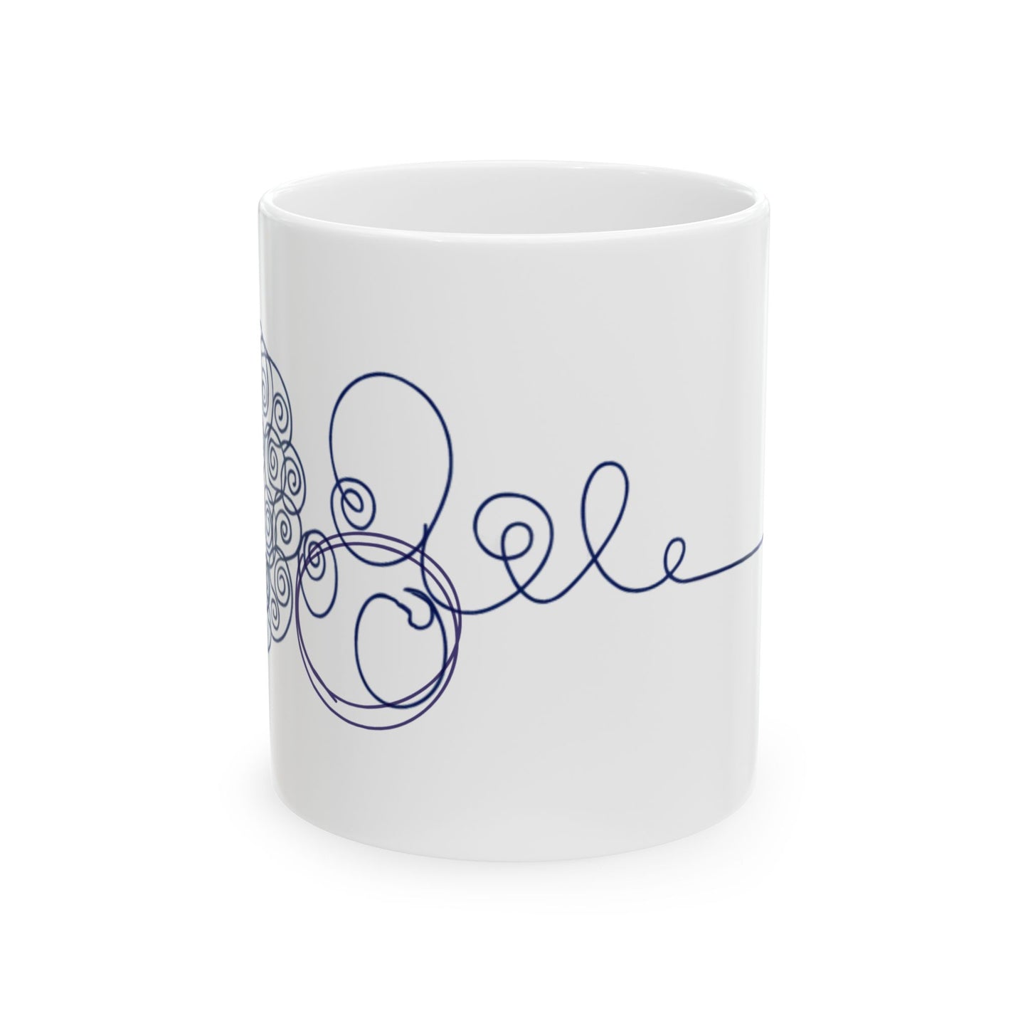 Navy  Chaos to Clarity Arrow Coffee Cup