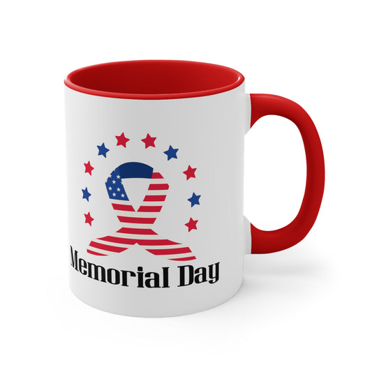 Memorial Day Accent Coffee Mug, 11oz