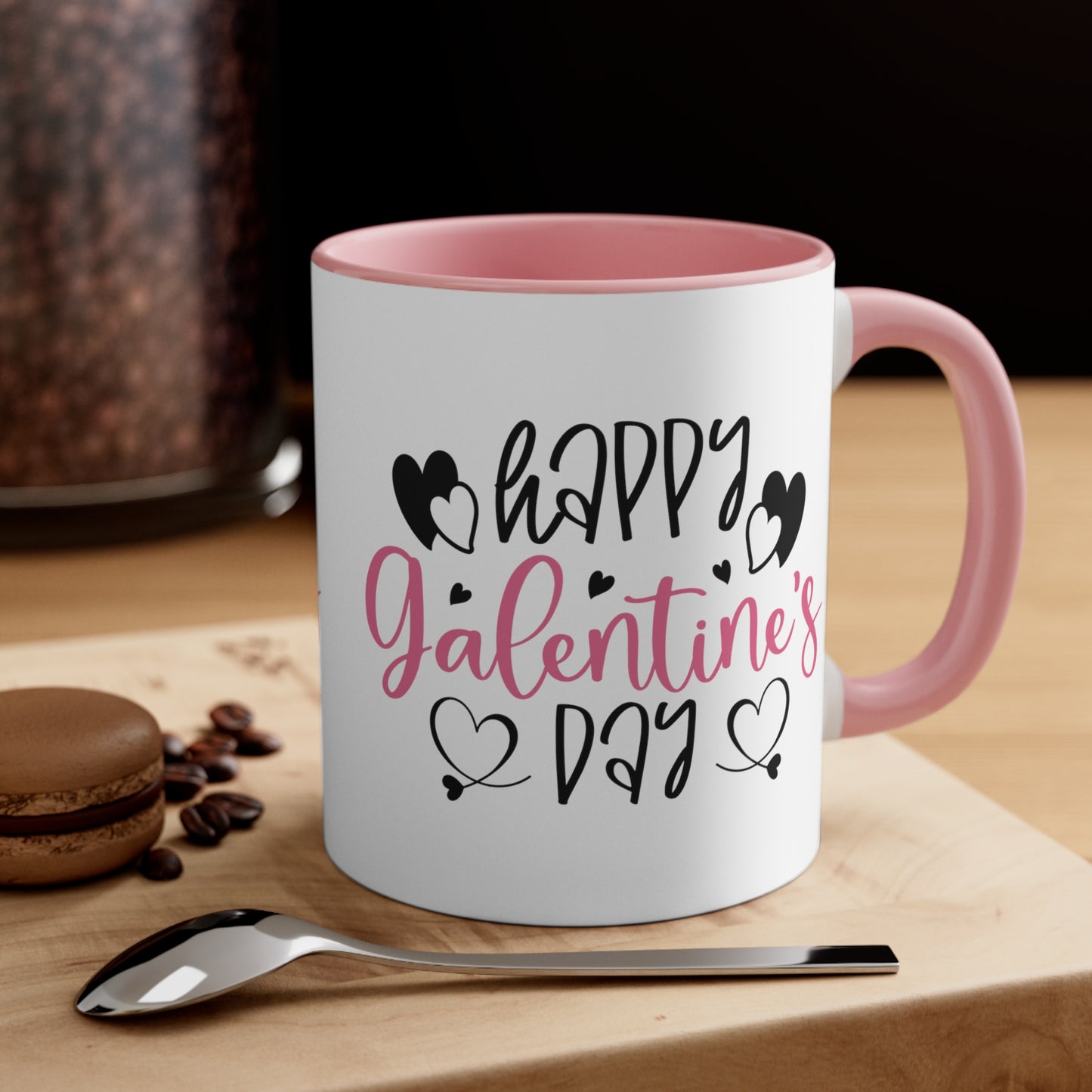 Happy Galentine's Day Black Mug