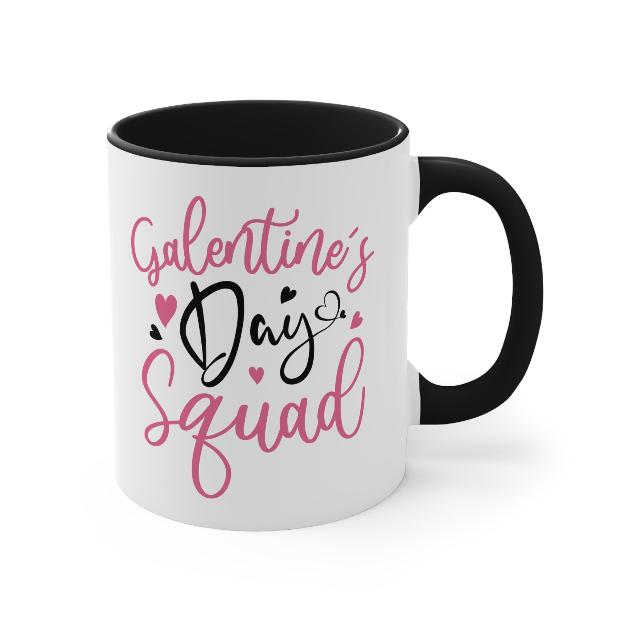 Galentine's Day Squad Accent Coffee Mug, 11oz