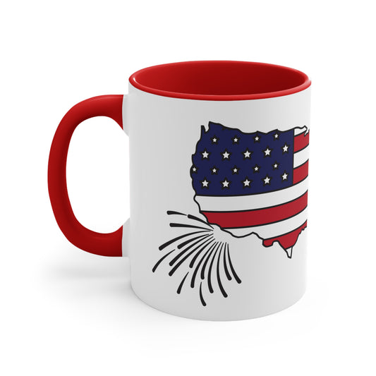 Happy President's Day 2024 Accent Coffee Mug, 11oz