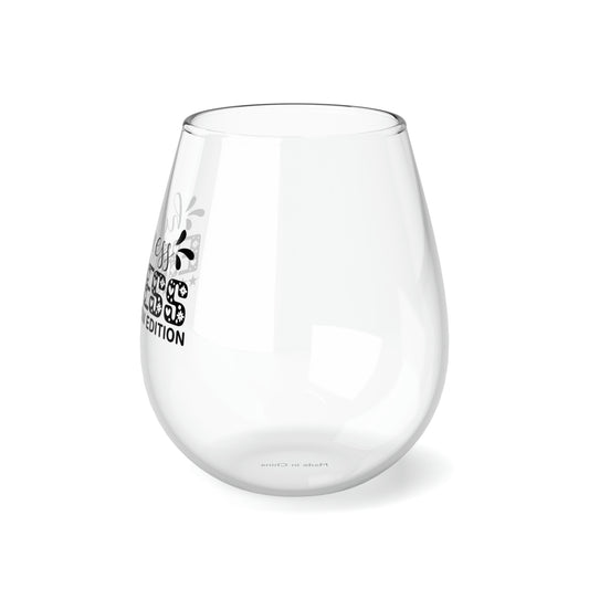 Hot Mess Express Shit Show Edition Stemless Wine Glass, 11.75oz