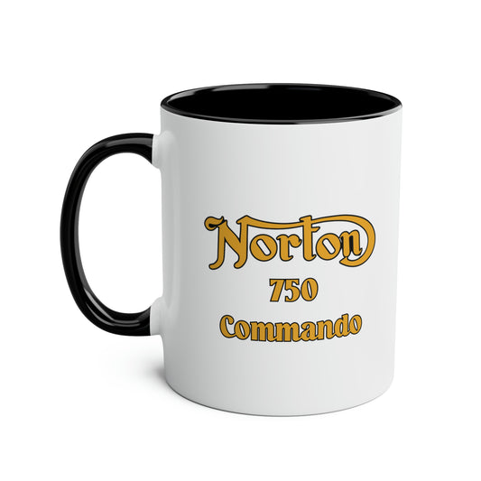 Norton Commando 750 Two-Tone Coffee Mugs, 11oz