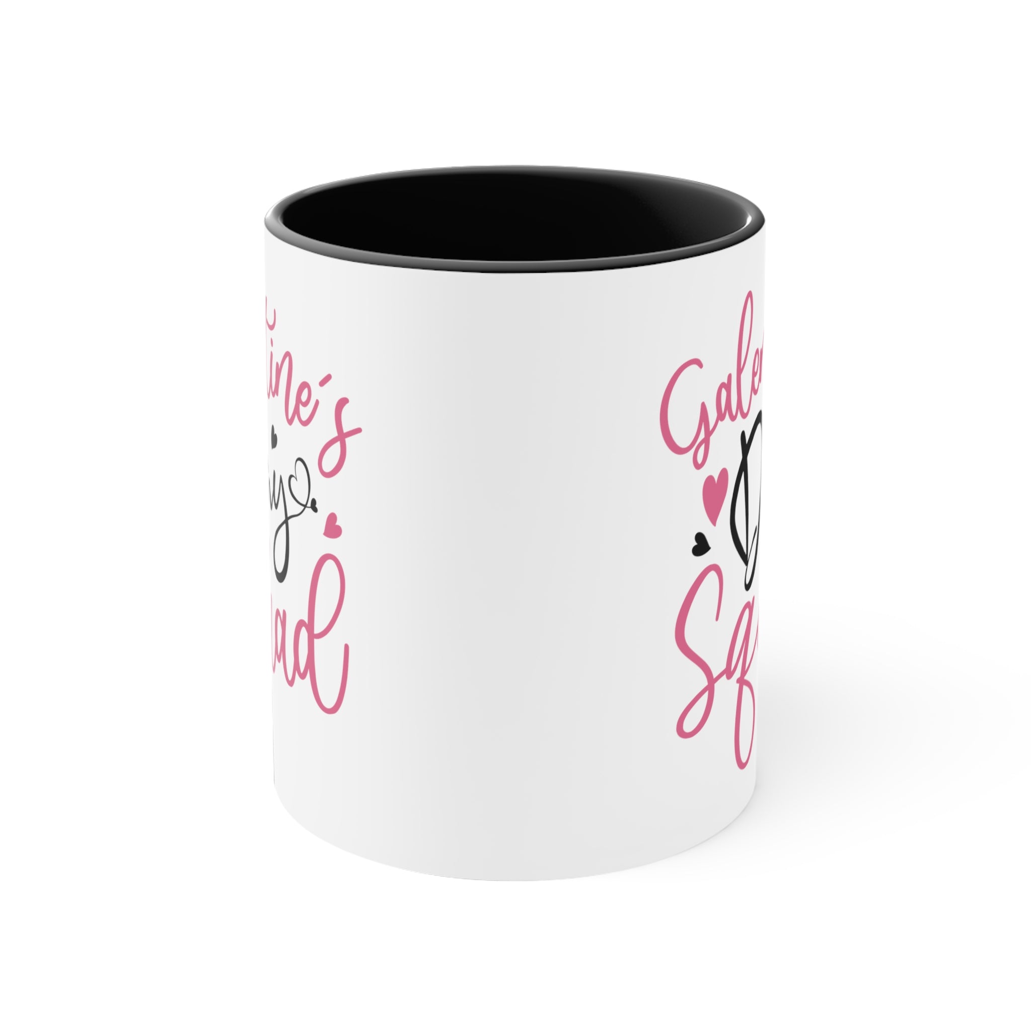 Galentine's Day Squad Accent Coffee Mug, 11oz