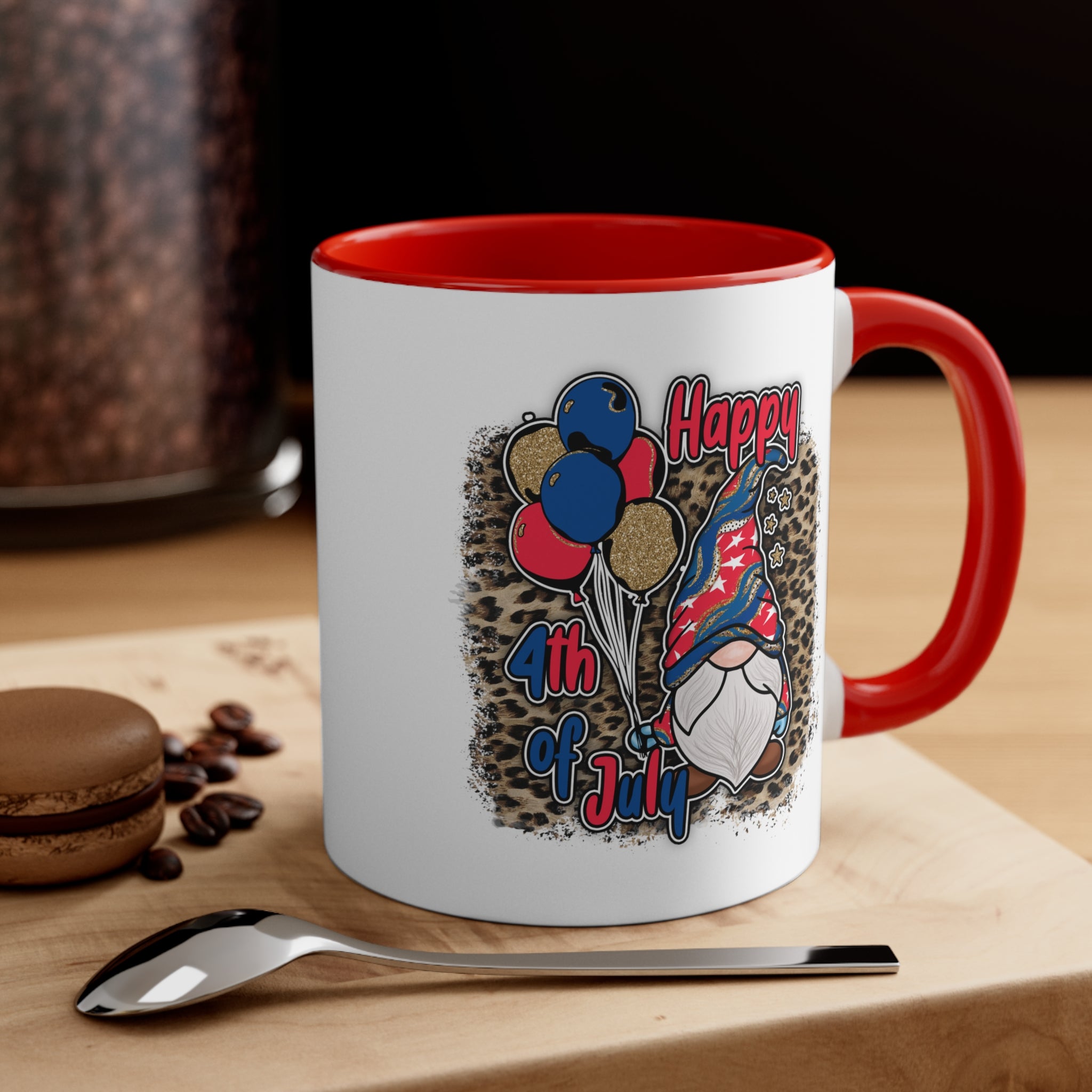 Happy 4th July Accent Coffee Mug, 11oz