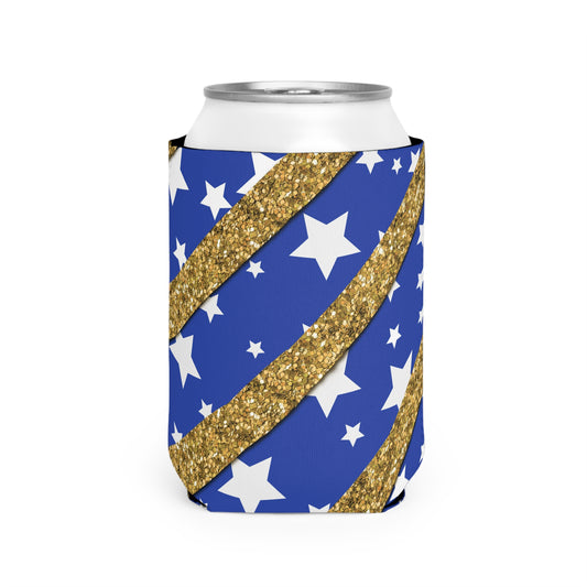 American Flag Themed Can Cooler Sleeve