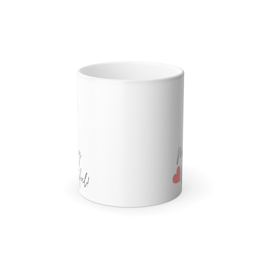 Morning Beautiful Color Morphing Mug, 11oz