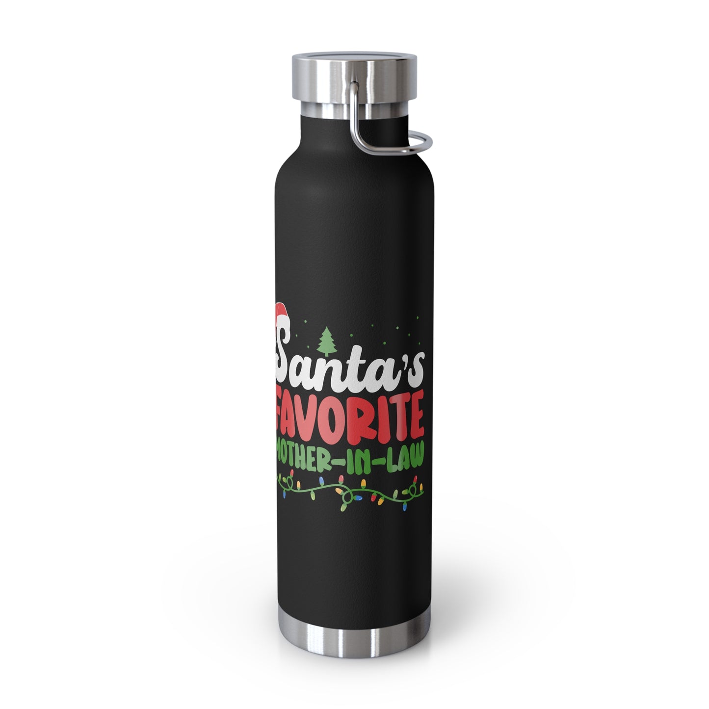 Santa's Favorite Mother-In-Law Copper Vacuum Insulated Bottle, 22oz