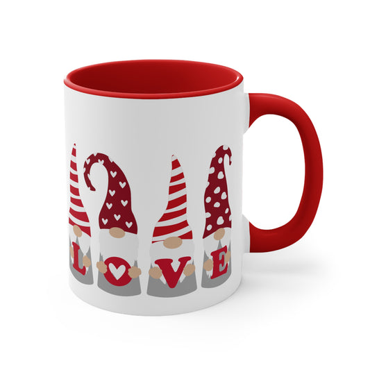 Love Gnomes Accent Mugs