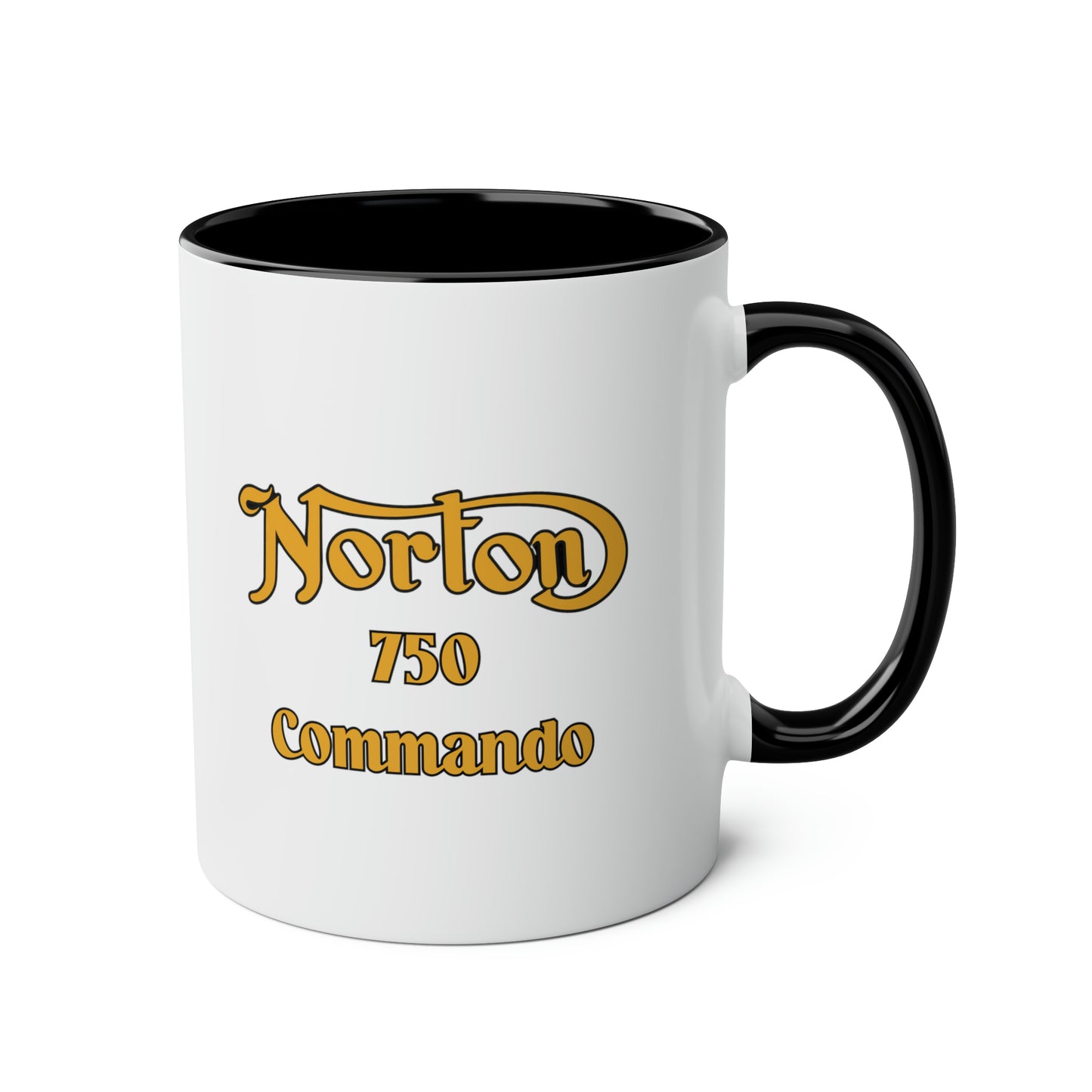 Norton Commando 750 Two-Tone Coffee Mugs, 11oz