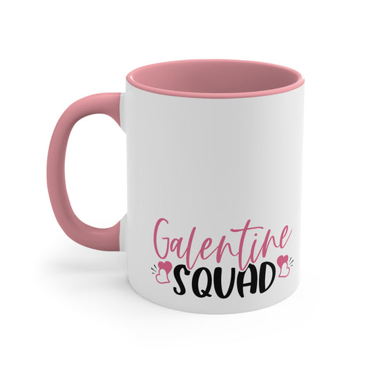 Galentine Squad Accent Coffee Mug, 11oz