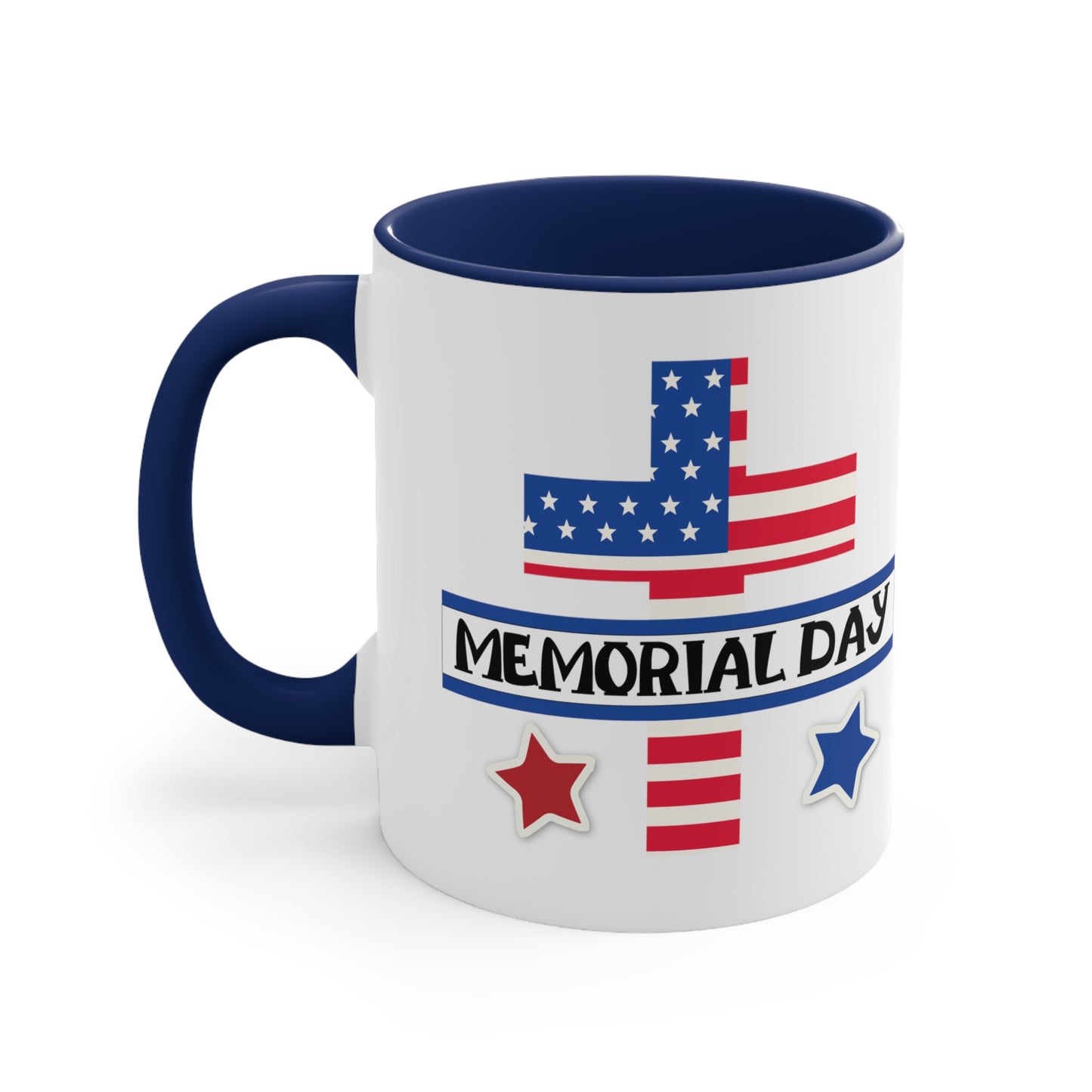 Memorial Day Accent Coffee Mug, 11oz