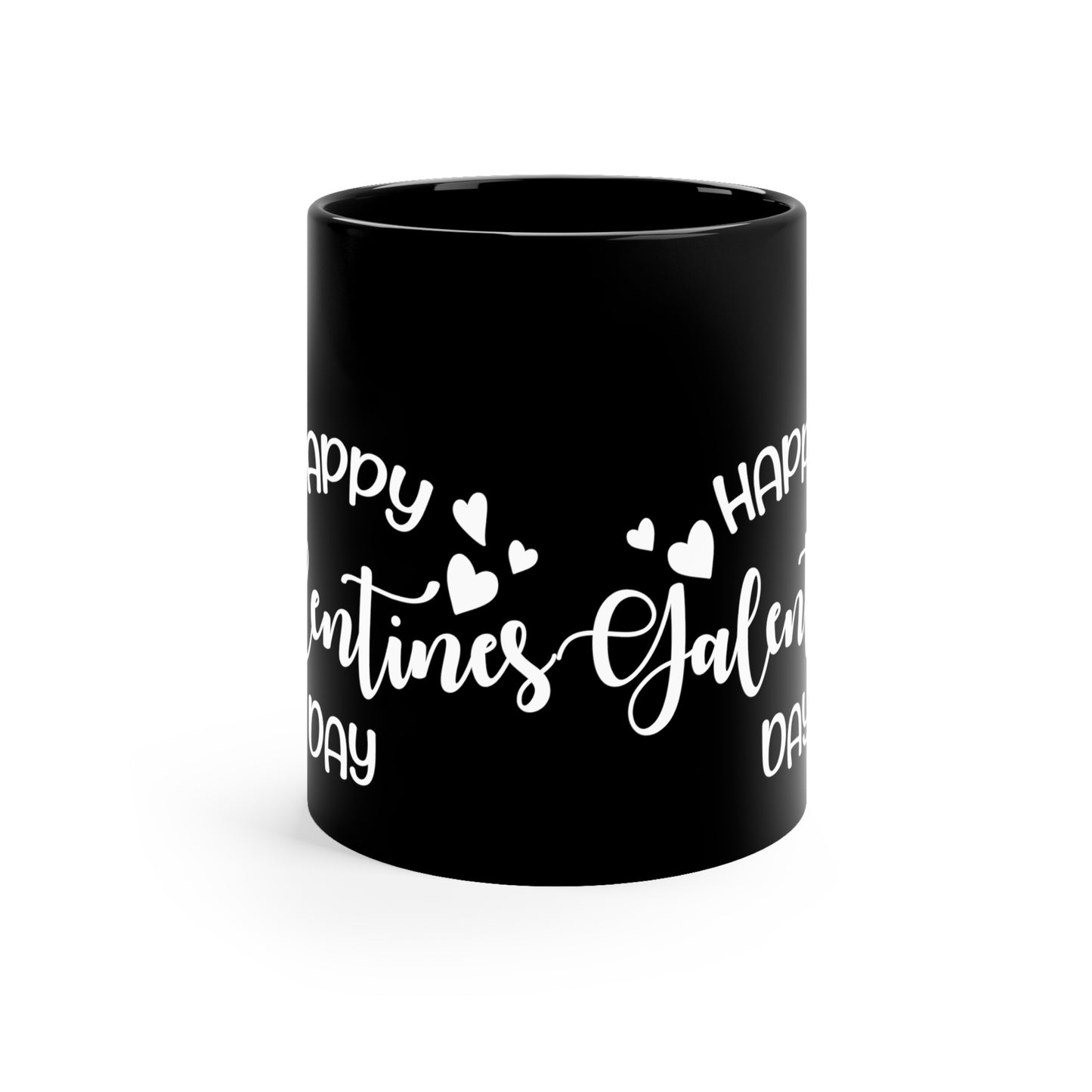 Happy Galentine's Day 11oz Black Mug